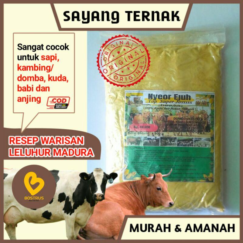 Vitamin Sapi - Jamu Kambing dan Jamu Sapi Vitamin Penggemukan Vitamin untuk Nafsu Makan Vitamin Sapi