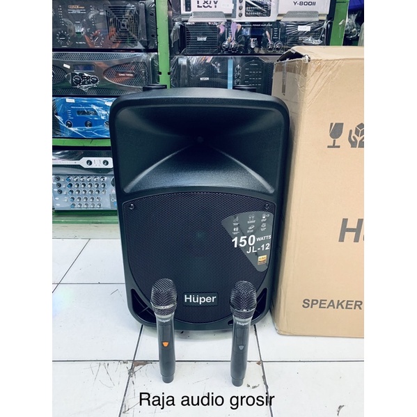 speaker portable huper jl 12 . speaker portable huper 12 inch original