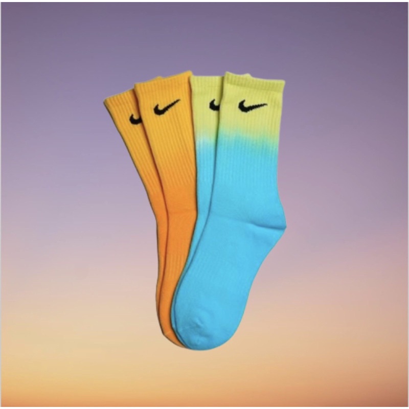 kaos kaki Nike/nike elite crew SHOCKS/tie dye
