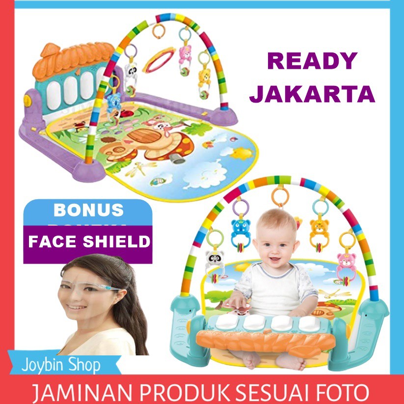MAINAN KASUR BAYI PLAYMATE PLAYMAT ANAK PEREMPUAN LAKI LAKI AYUNAN BAYI PLAYGYM PERLENGKAPAN BAYI