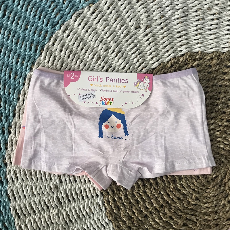 Celana Dalam Hotpants Anak Perempuan Motif Kartun Sorex Lembut Elastis Nyaman Dipakai Terbaru 2022