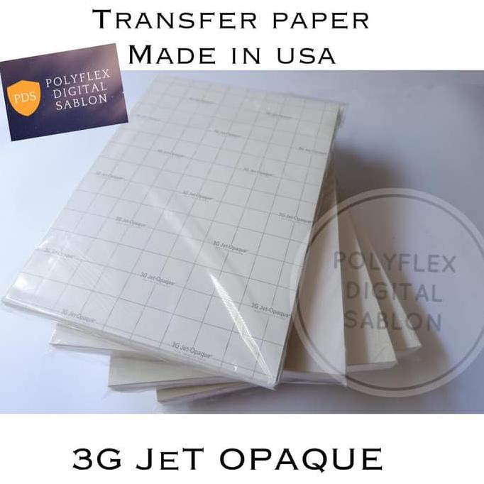 

TRANSFER PAPER 3G JET OPAQUE TERMURAH SIZE A4 KODE 672