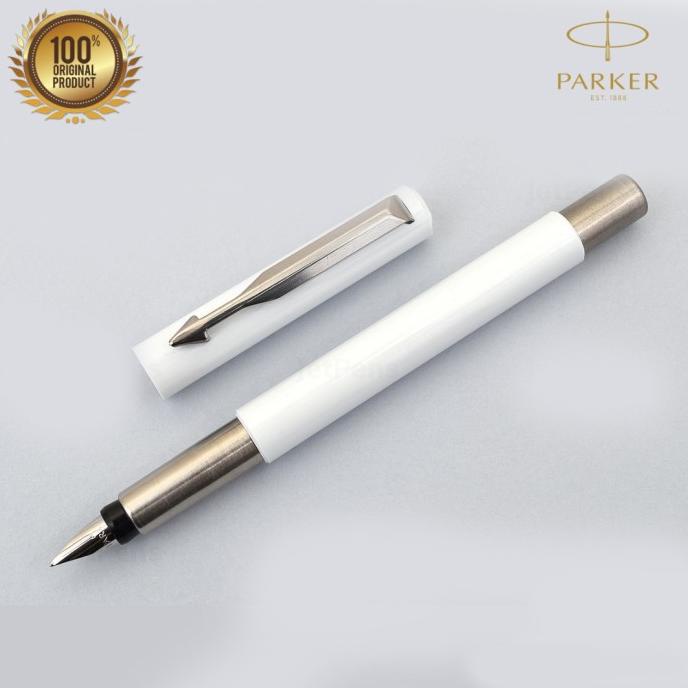 

SALE PARKER VECTOR FOUNTAIN PEN WHITE- FINE Nib