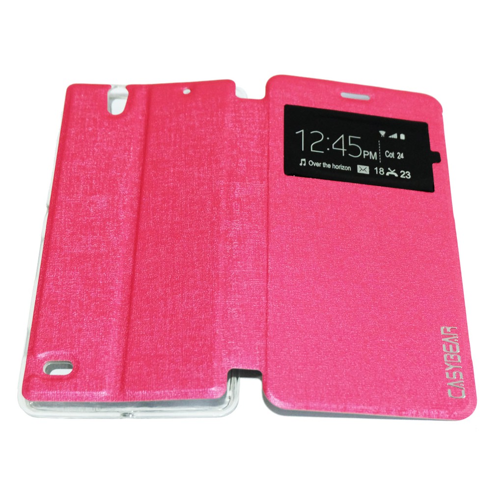 Sarung EASYBEAR Sony Xperia C4 / Leather Case Sony Xperia C4 / Flip Shell / Flip Cover / Dompet