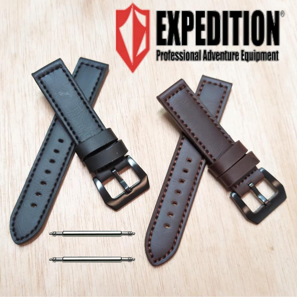 Strap tali jam tangan kulit expedition ber kualitas bonus pen