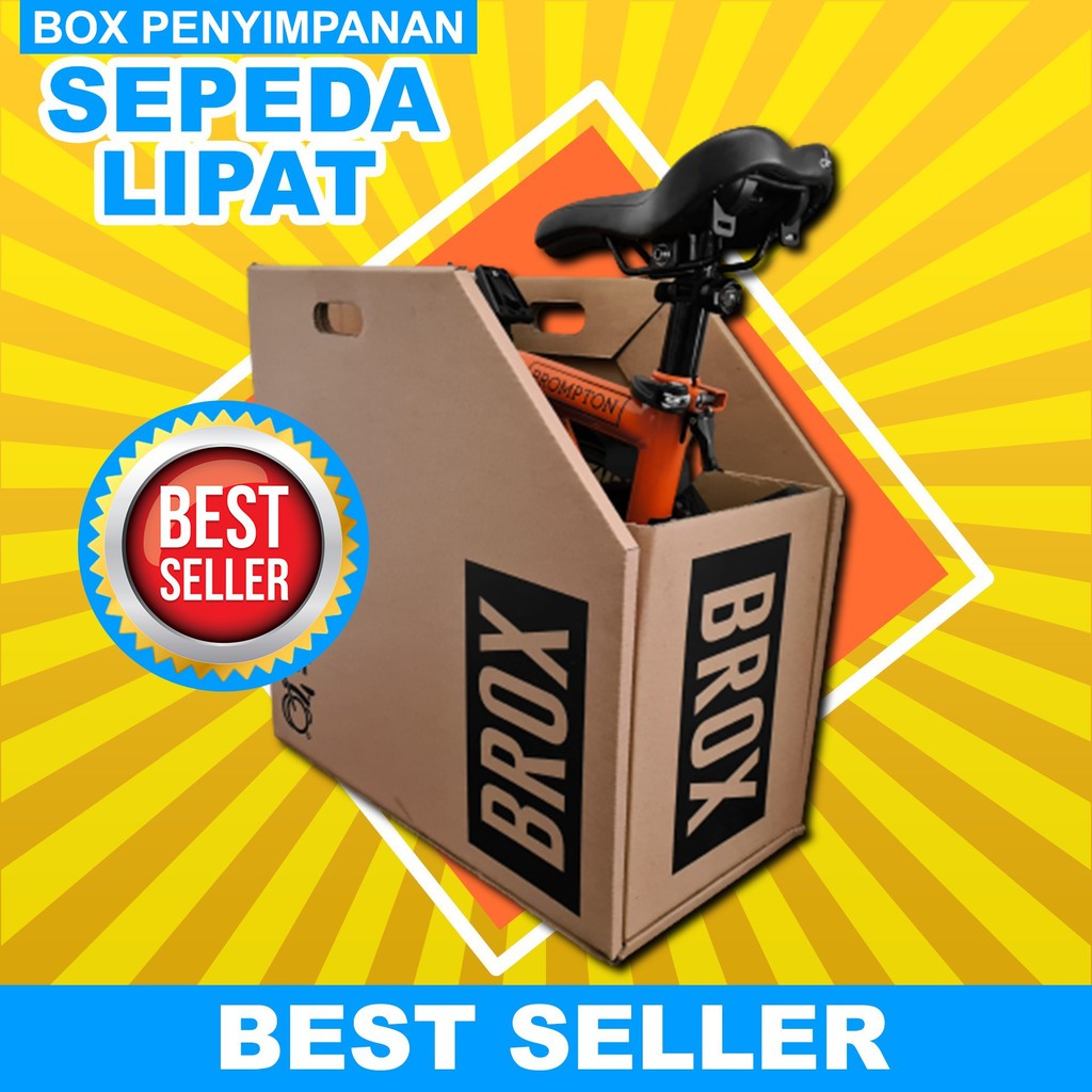 Box Sepeda Lipet Holding Box Sepeda Lipat Tempat Penyimpanan Sepeda