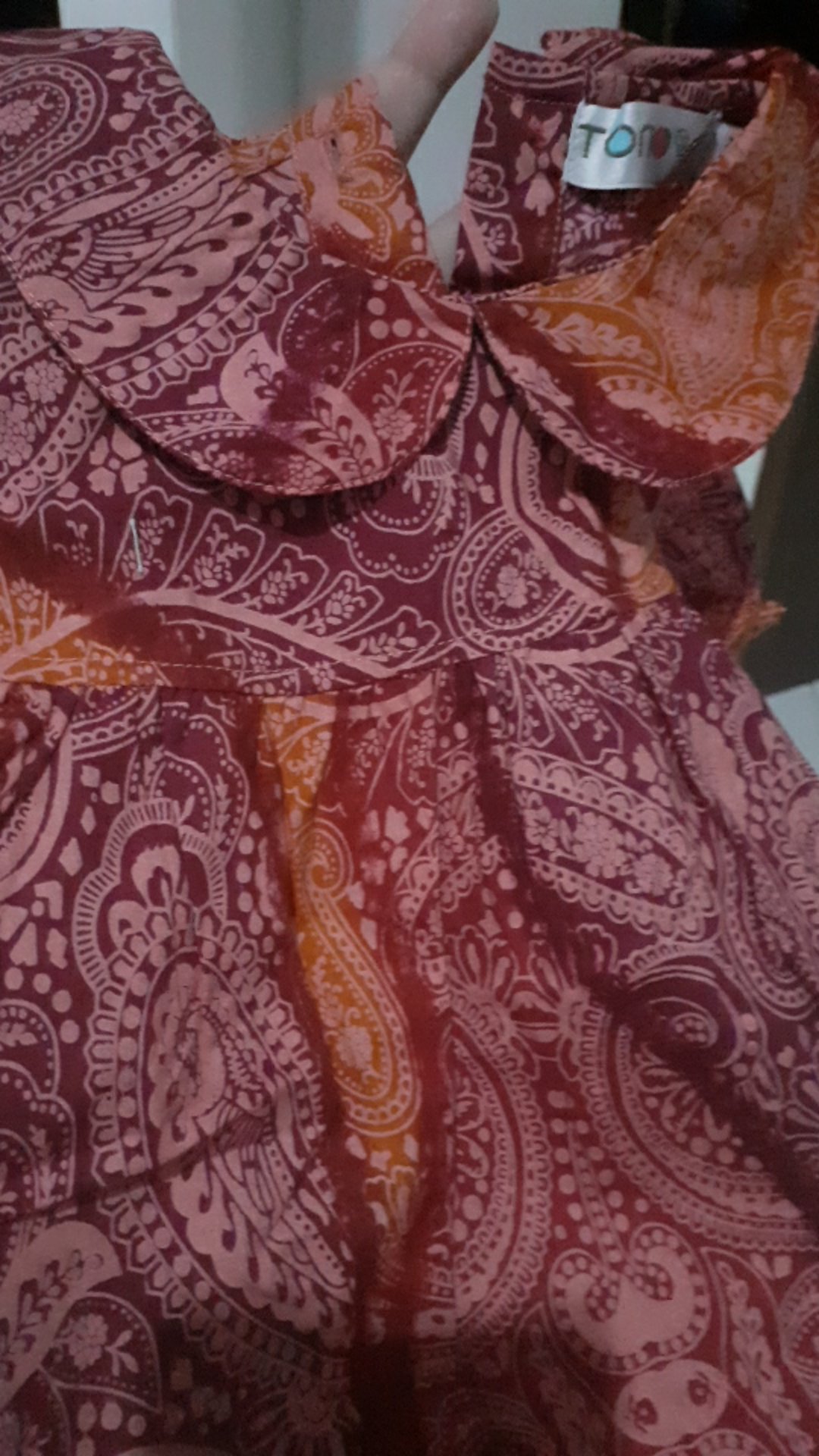 Torio Smart Casual Pink Girl Batik - Baju Atasan Anak Perempuan - Blouse Anak Perempuan