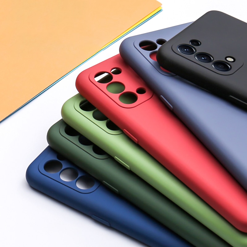 Casing Silikon Warna Permen Untuk Realme 9i 8 7 6 Pro 6i 5i 5 5G