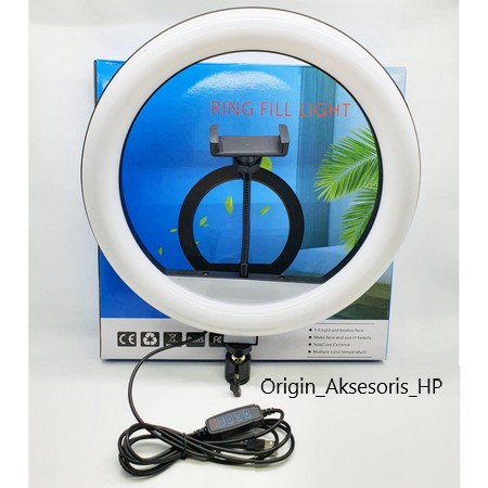 LED Ring Light 33cm Photo Studio Lighting / Ring Fill Light BD-330/ Lampu Foto Studio SC