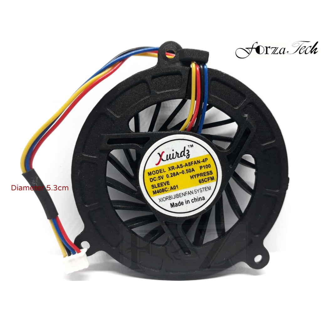 Fan Processor ASUS A6000 A6F A6JC A8 A8000 F8P F3 F3SV F80 W3A A8T W3000 Z99 W3V VX2S W3J 4 PIN