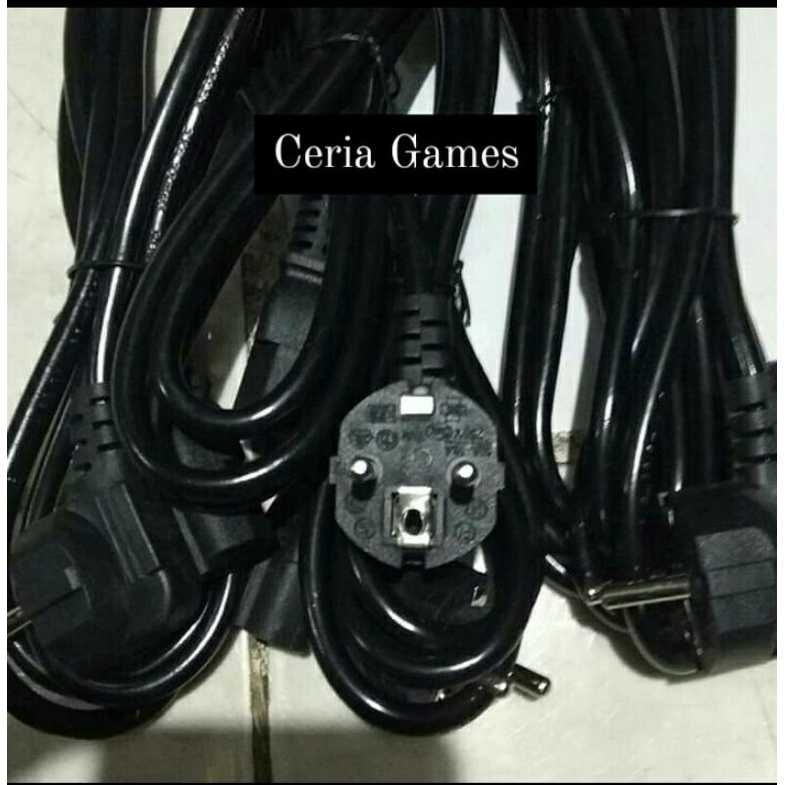 KABEL POWER PS3 FAT BENGKOK / KABEL AC POWER PS3 TEBAL / KABEL LISTRIK PS3 TEBAL FAT
