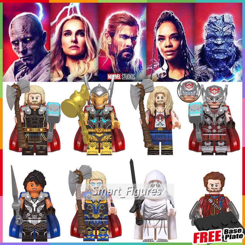 Mainan Action Figure Mini Karakter Marvel Thor Jane Foster Valkyrie Gol The Godslayer Star Lord WM6146