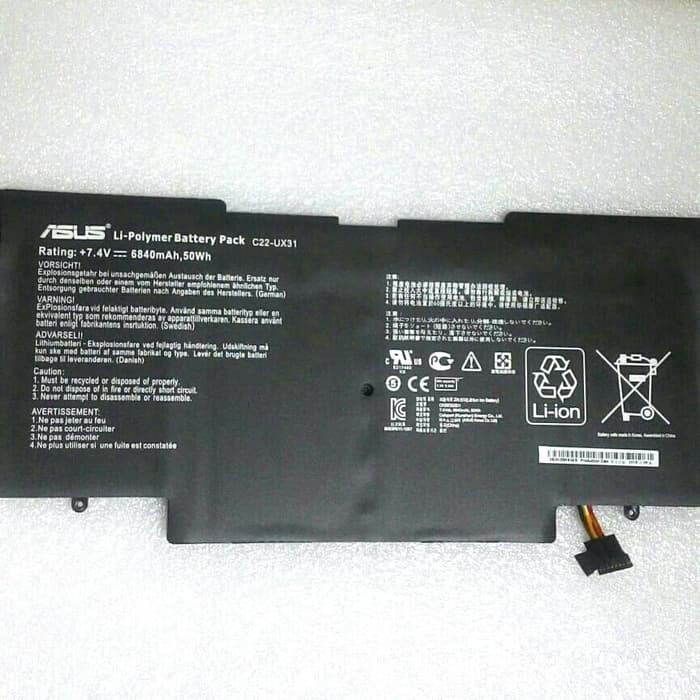 BATTERY ASUS C22 UX31 C23-UX31 UX31A UX31E UX31E-DH