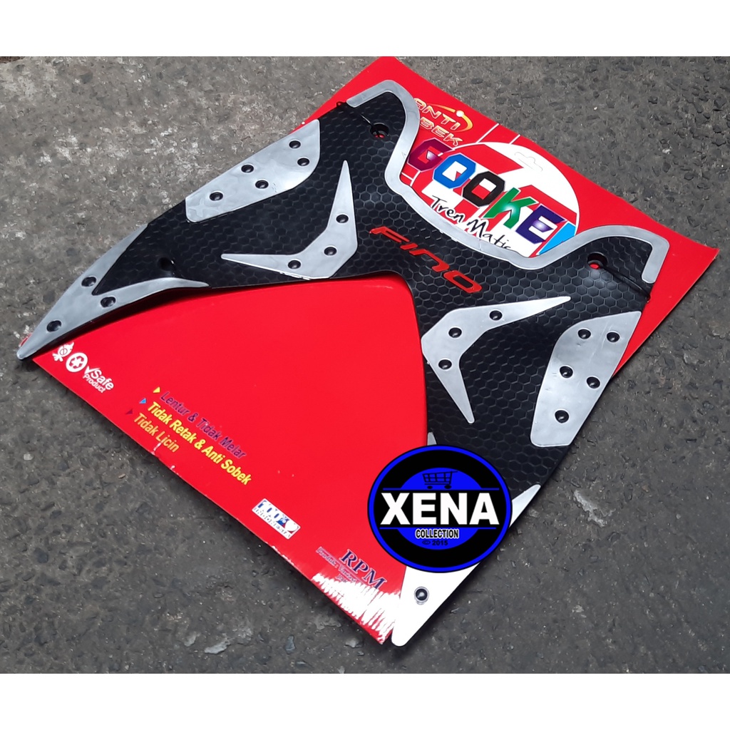 Karpet Yamaha Fino FI - Fino Sporty - Fino Grande - New Fino 125 - Bahan Tebal / karpet Motor Fino 125 blue core Fino Grande Fino Sporty / Karpet Motor Yamaha Fino 125 / Gookem Karpet Motor Fino FI Alas Kaki Bahan Karet Tebal / Karpet / Keset Motor Fino