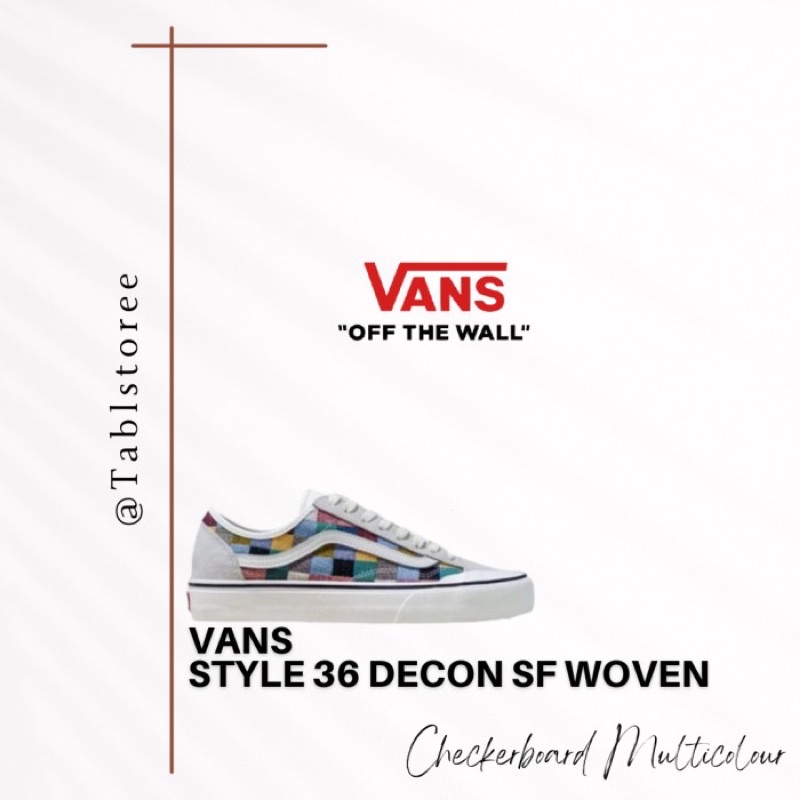 Vans Style 36 Decon SF Woven Checkerboard Multicolour