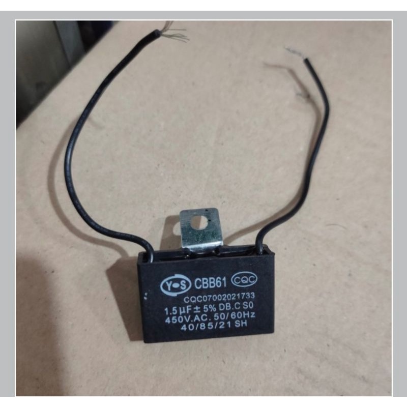 kapasitor 1,5 uf kapasitor kipas angin