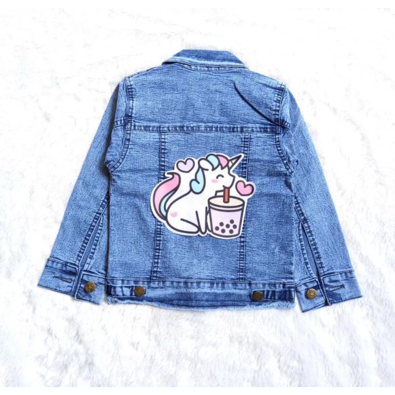 JAKET SNOW LED (NYALA)/JAKET JEANS ANAK