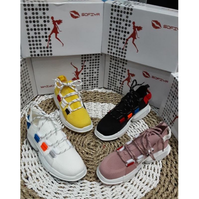 sepatu rajut ala Korea sofiya ori
