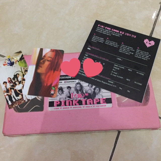 f(x) Pink Tape album