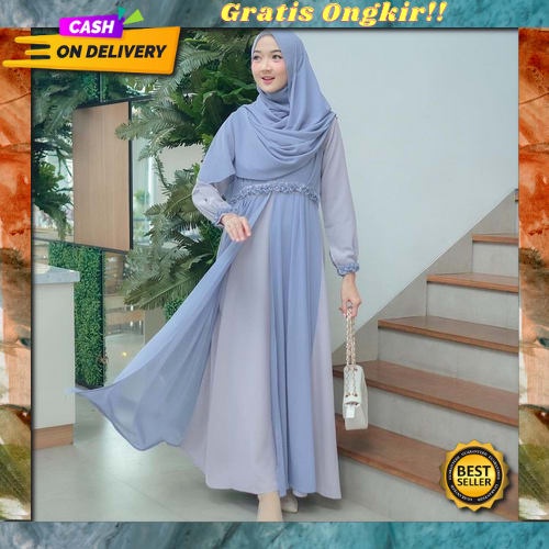 Gamis Remaja Import Terbaru 2022 Gsmis Kondangan Pesta Gmis Muslimah Polos Baju Lebaran Gsmis Lebara
