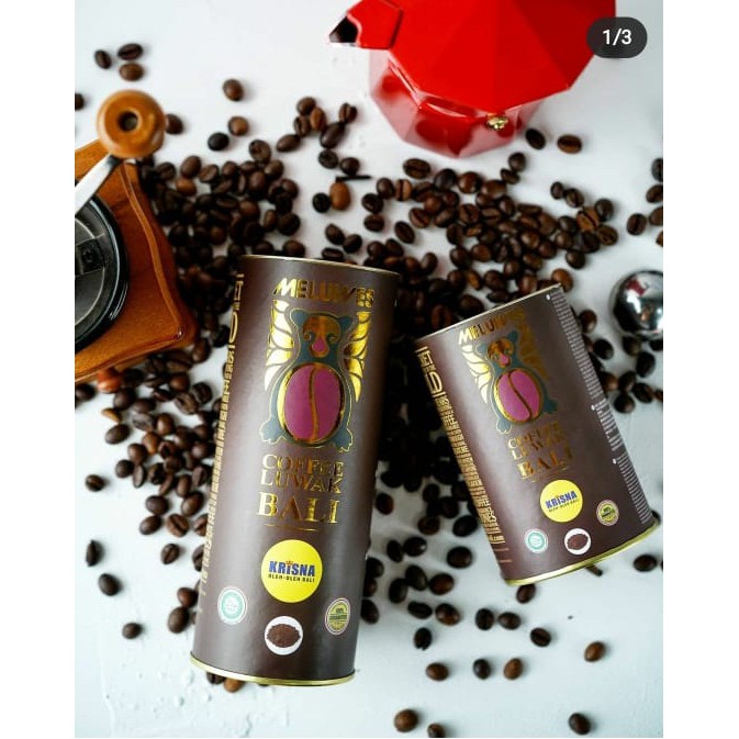 KOPI LUWAK KRISNA 100% ASLI KINTAMANI BALI 100GR