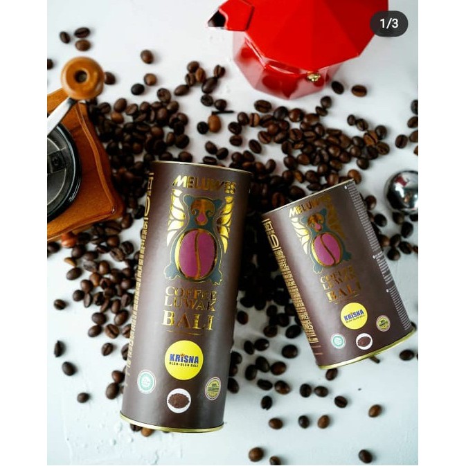 KOPI LUWAK KRISNA 100% ASLI KINTAMANI BALI 50GR