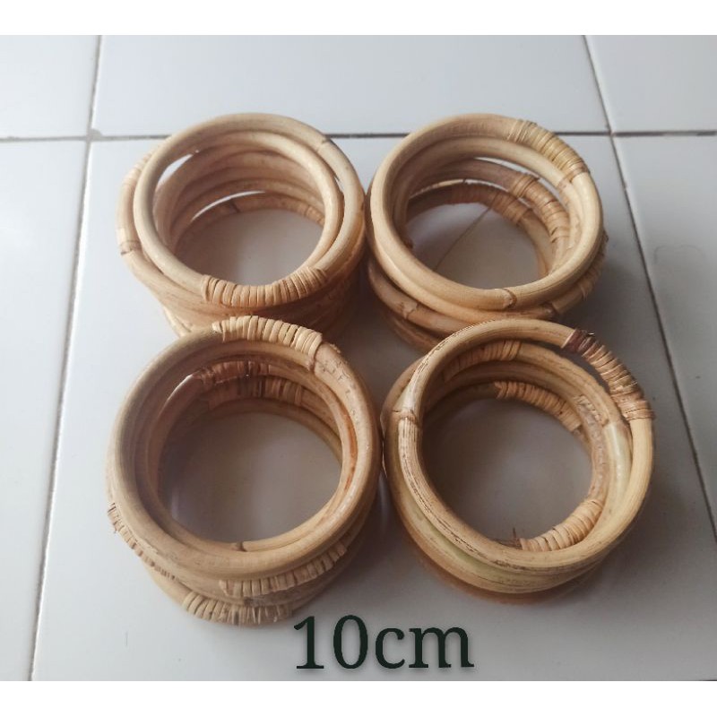 Gelang Rotan Ring Rotan Gelang Lempar 10cm