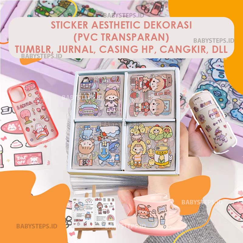 Jual Stiker Sticker Lucu Case Hp Botol Laptop Tumblr Journal Jurnal