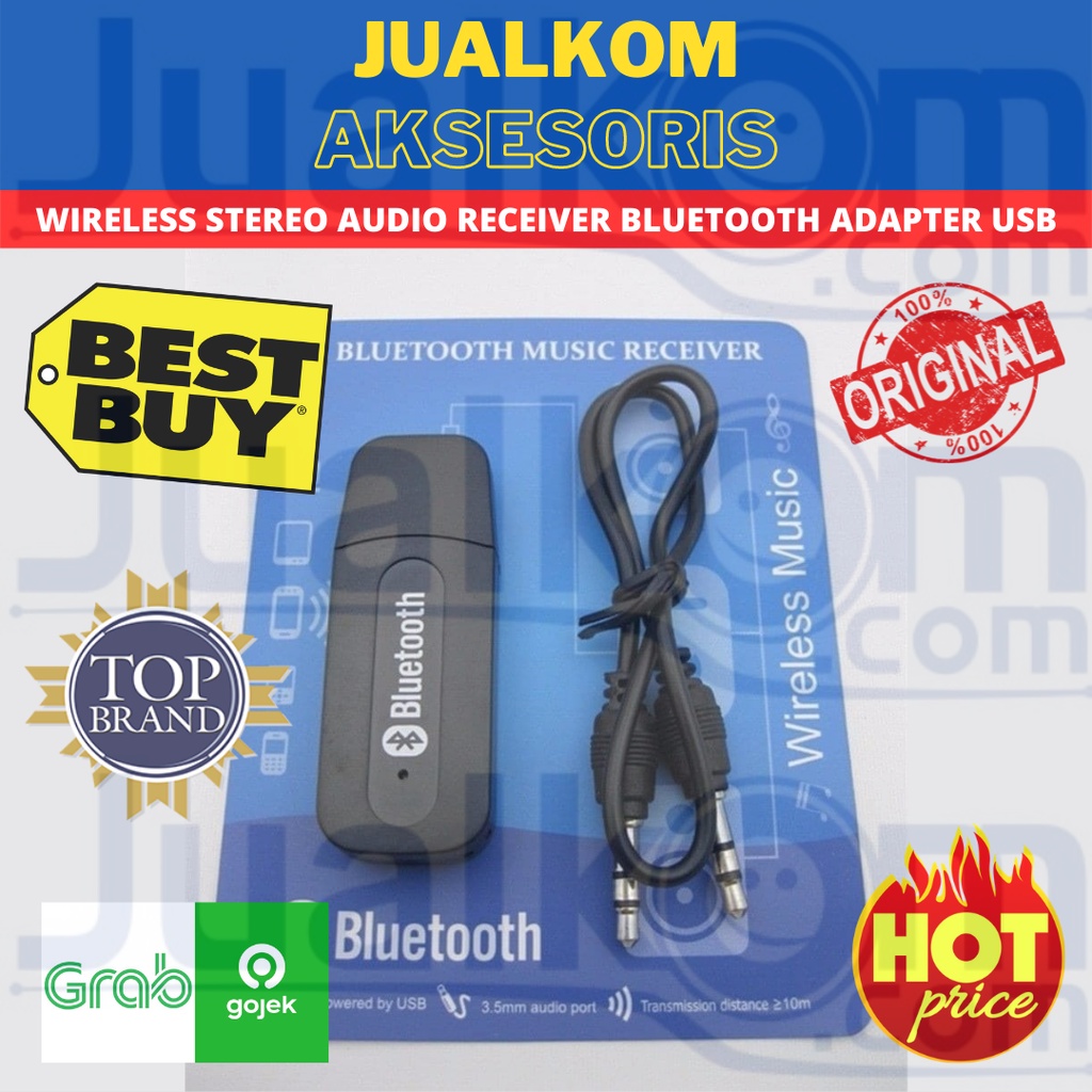 WIRELESS STEREO AUDIO RECEIVER BLUETOOTH ADAPTER USB