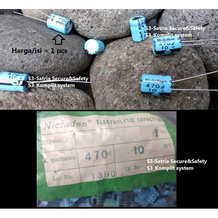 stc263 ELco 470Uf 10V Elko 470 uf 10 V Volt 10Vo   lt