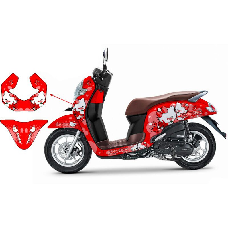 decal scoopy hello kitty