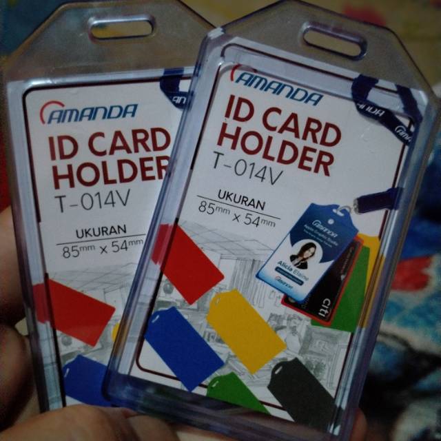 

Casing/Holder/Tempat/Wadah Id Card Transparan Duble slide