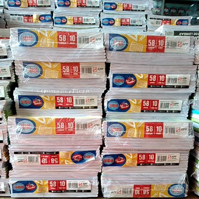 

1 PCS - BUKU TULIS ISI 58 LEMBAR MERK SIDU // DODO // SKOLA