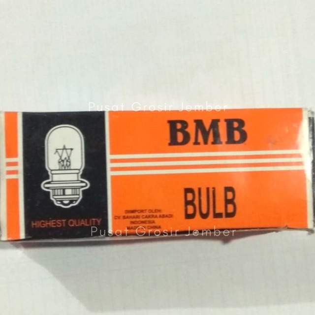 LAMPU / DOP DEPAN SEPEDA MOTOR 15V/35W MERK BMB