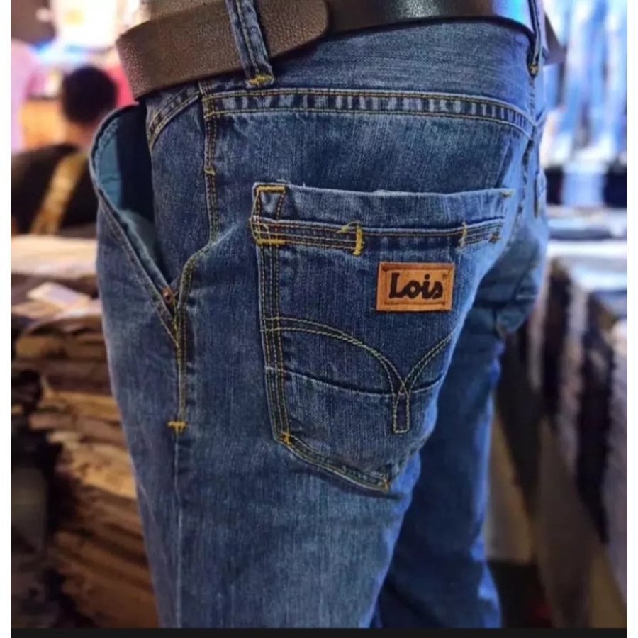 Levis 501 BIRU LANGIT 40 Celana Panjang Jeans celana pria bioblit dongker hitam lois Biru Murah E0U8