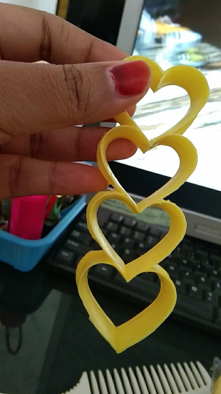 Cutter Cetakan Kue Kering Love Hati Bahan Plastik