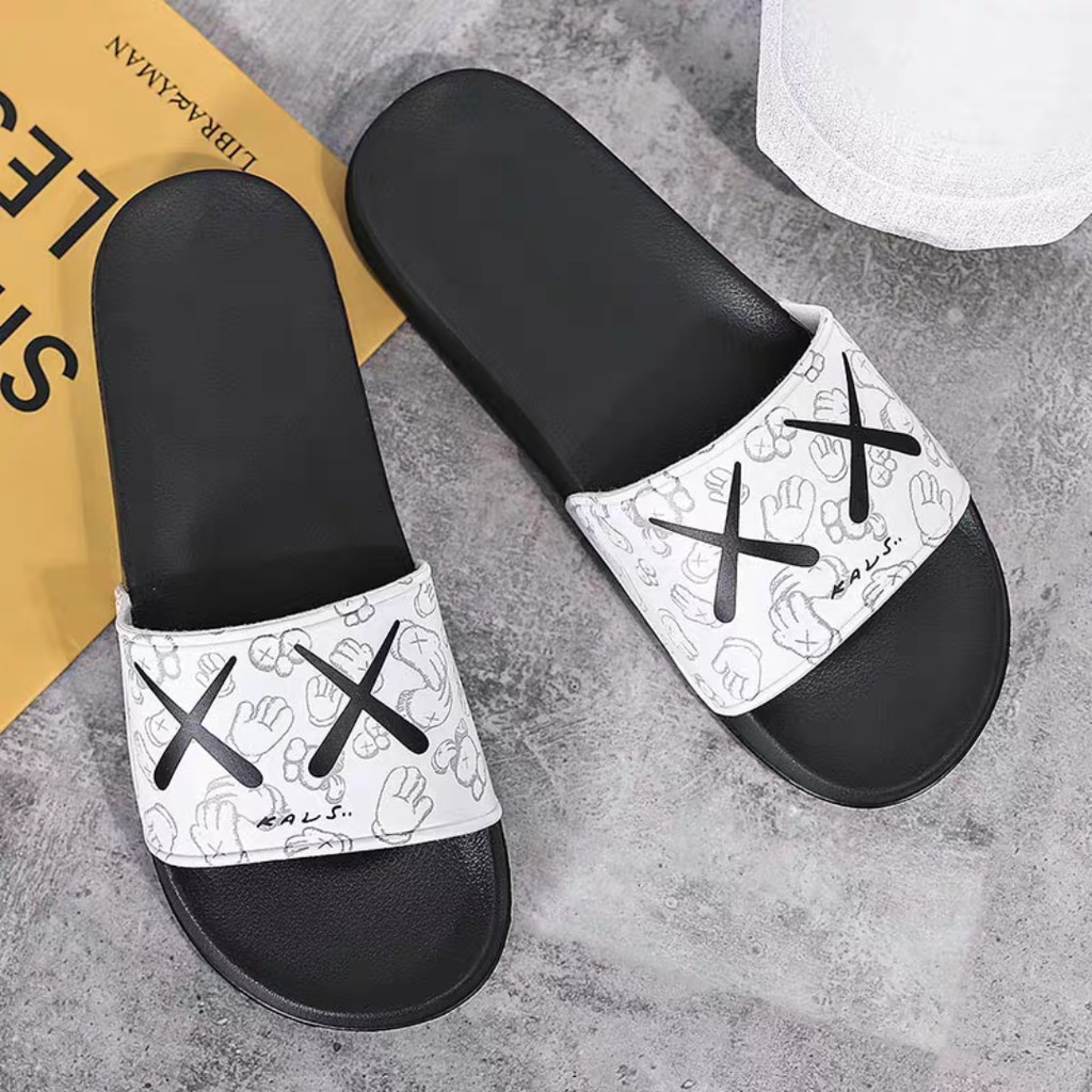 Sandal pria Slide slop karet XX terbaru Sendal Flat Cowok Slop