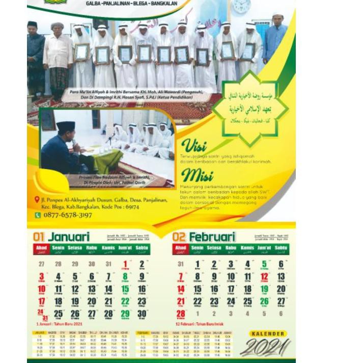 

BIG SALE!! (xjf-770) kalender PP2A 2021