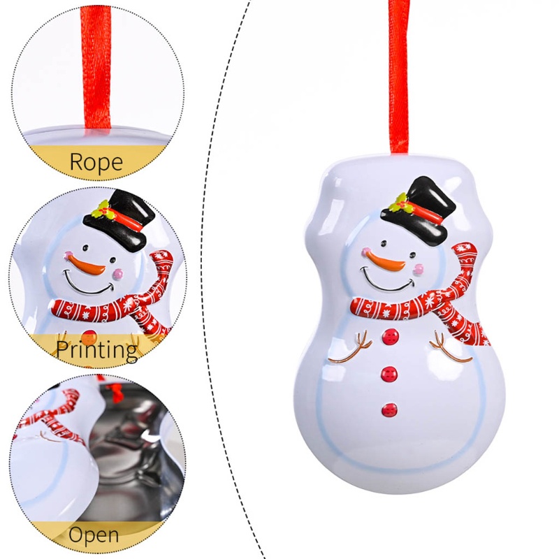 Toples Penyimpanan Permen Bentuk Labu Bahan Timah Untuk Pohon Natal