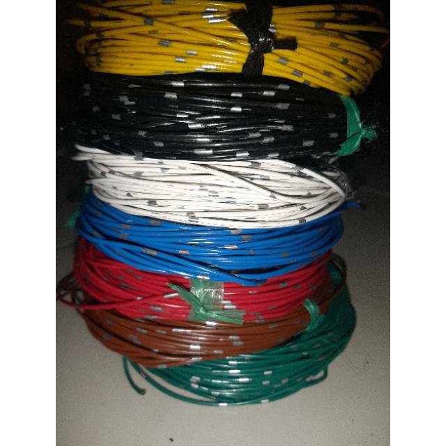 Kabel body bintik ewindo sinar 0.5 100m serabut kasar