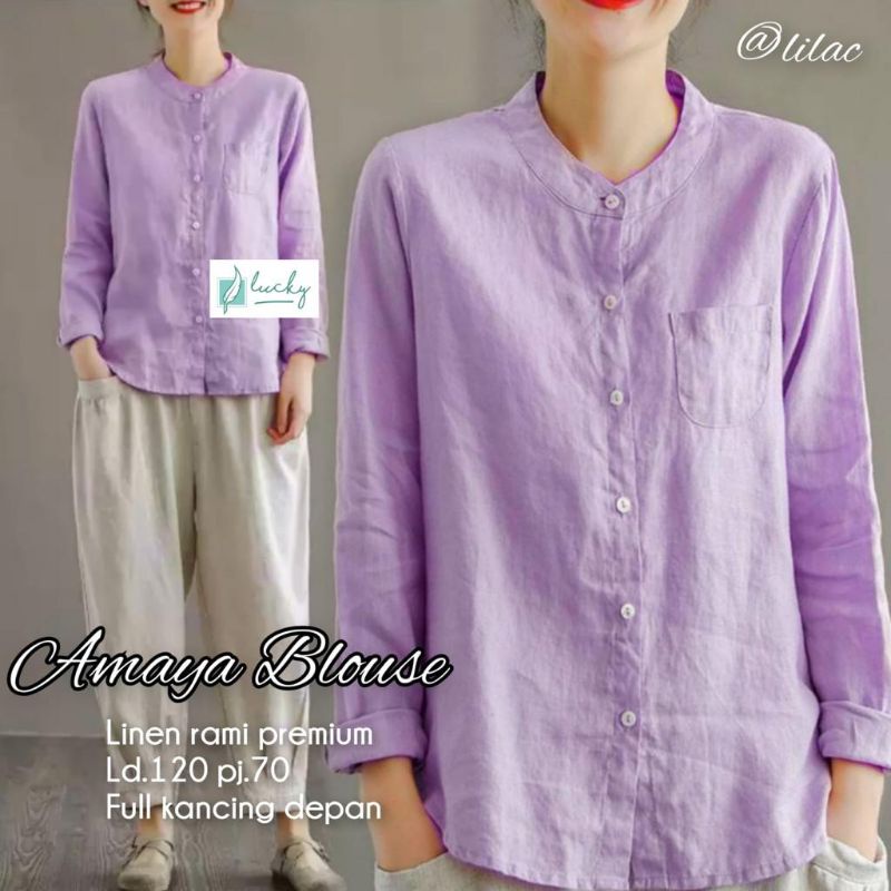 Blouse Wanita Terbaru / Kemeja Blouse Wanita Korean Style / Blouse Kekinian / Viola Viona Blouse By Masilca / Baju Atasan Wanita Best Seller