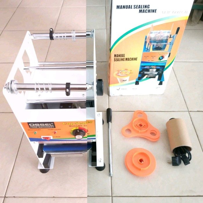 Mesin Cup Sealer Alat Press Gelas Plastik Big Cup Jumbo 22 Oz Ossel
