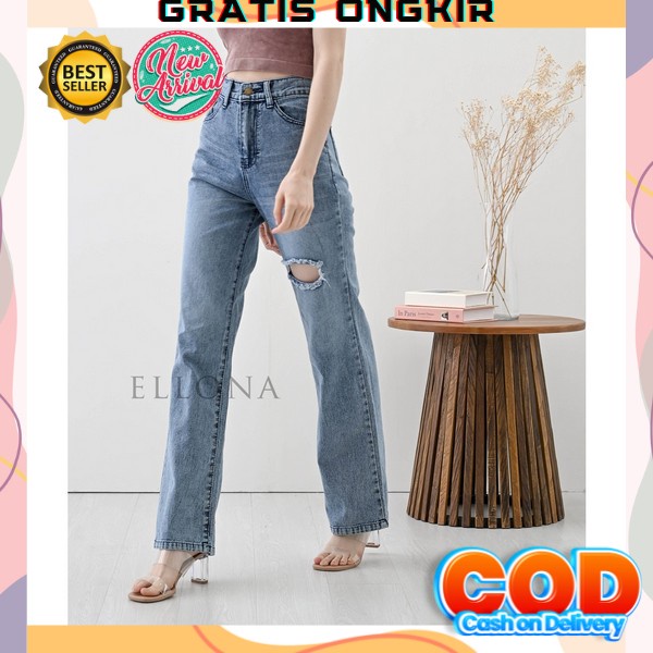 Kulot Jeans Wanita Kekinian Kulot Jins Cewek Gaya Korea Celana Panjang Jeans Wanita Kulot Jins Perem