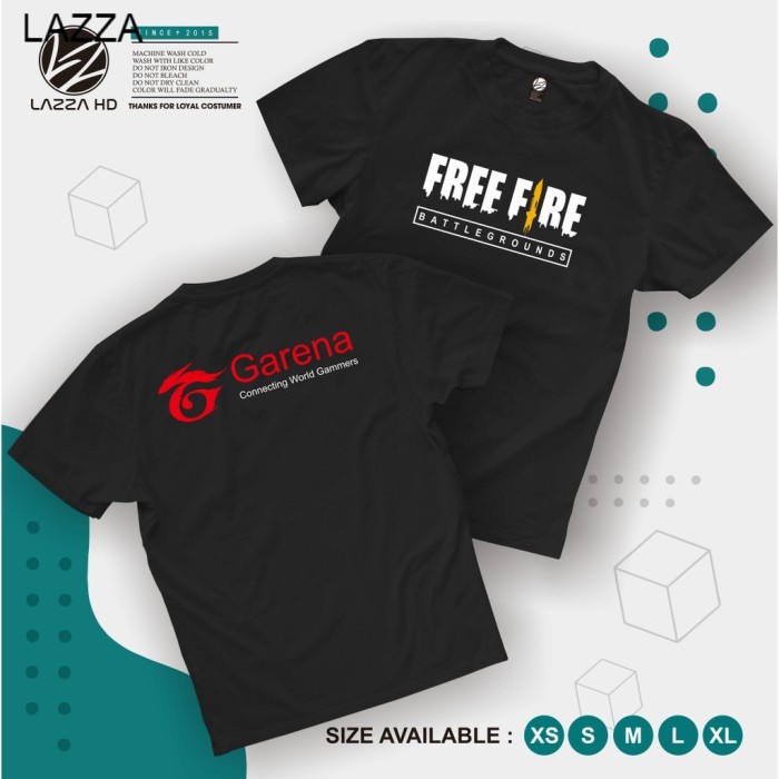 COD - BAJU Kaos Anak Baju Laki-laki Free Fire Freefire Garena Esports Logo Simple KAOS ANAK MURAH
