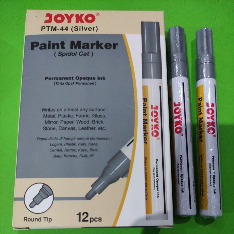 

Spidol Paint Marker Silver Joyko PTM-44