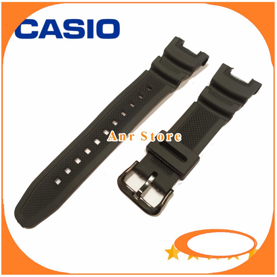 Tali Jam Tangan Casio SGW100 SGW-100 SGW 100 Original OEM Buckle Hitam