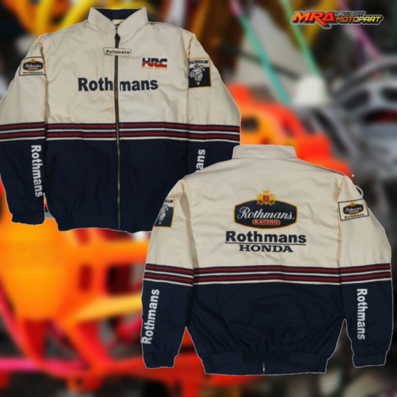 Jaket Honda NSR Rothmans jaket Vintage Honda Nsr