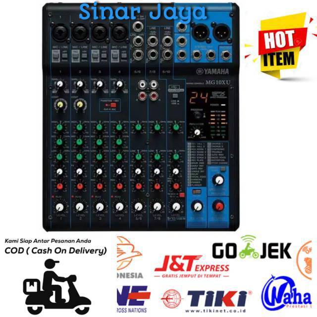 Mixer Audio 10 Channel Yamaha MG10XU mg10xu8