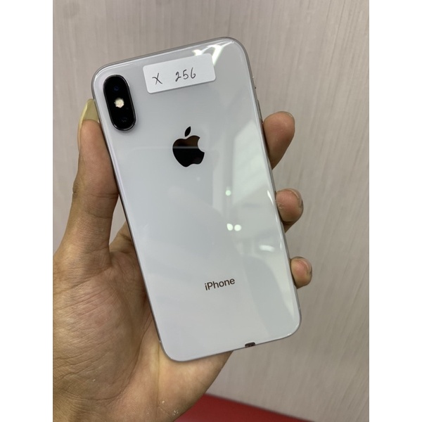 iphone x 256 silver ex garansi inter second