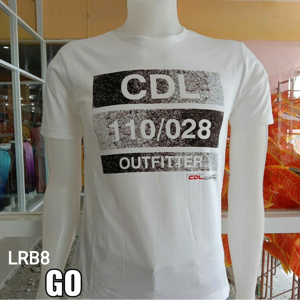 gos LRB CDL By (CARDINAL) KAOS T-Shirt Pakaian Pria Atasan Casual Santai Original Lengan Pendek